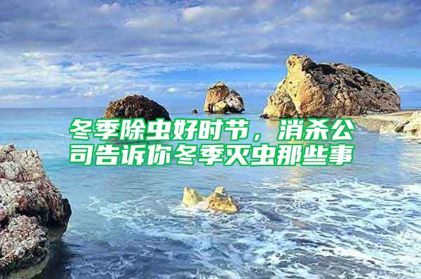 冬季除蟲好時節(jié)，消殺公司告訴你冬季滅蟲那些事