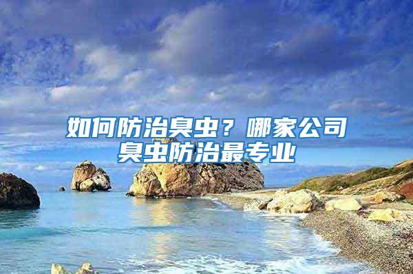 如何防治臭蟲？哪家公司臭蟲防治最專業