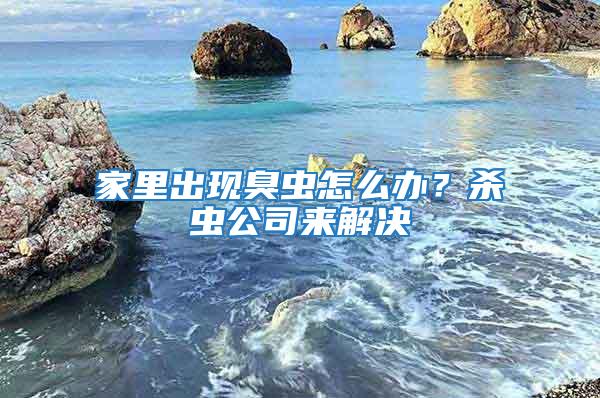 家里出現臭蟲怎么辦？殺蟲公司來解決