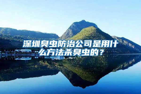 深圳臭蟲(chóng)防治公司是用什么方法殺臭蟲(chóng)的？