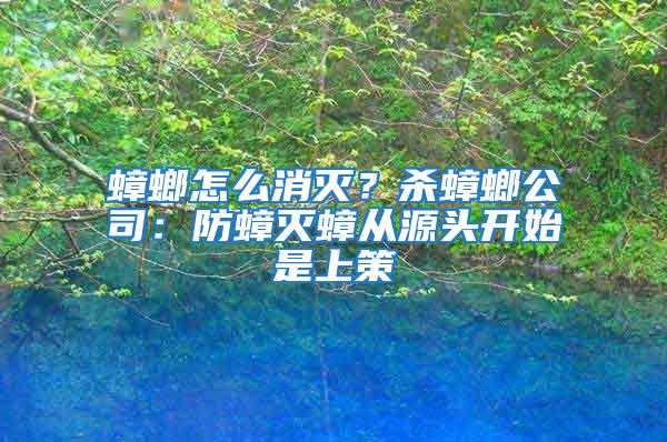 蟑螂怎么消滅？殺蟑螂公司：防蟑滅蟑從源頭開始是上策