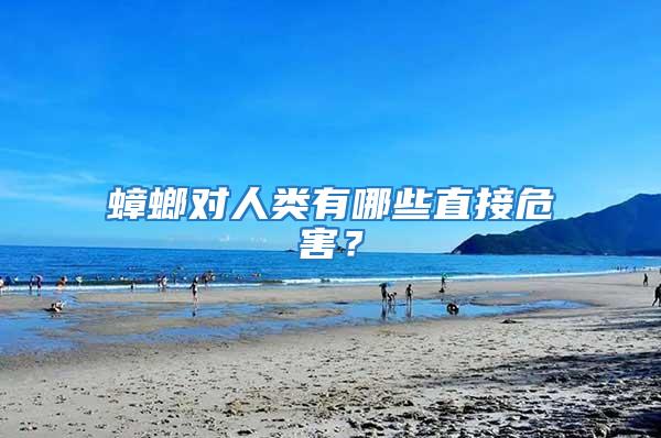蟑螂對人類有哪些直接危害？