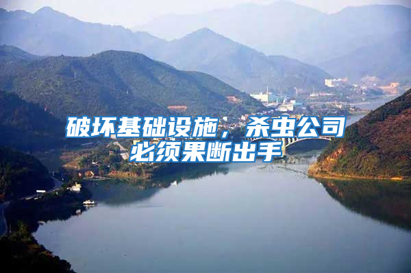 破壞基礎(chǔ)設(shè)施，殺蟲公司必須果斷出手