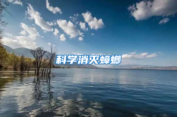 科學(xué)消滅蟑螂
